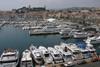 Cannes Marina: all set for the daily grind.