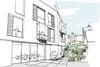 Design Engine's sketch for new student housing for St Peter's College, Oxford
