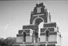 Lutyens’s Thiepval Memorial, with the graves of French unknown soldiers in the foreground.