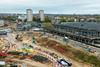 HS2 Euston Station construction site August 2021