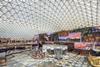 The record-breaking roof of KPF's Spectacle event space at the MGM Cotai resort in Macau