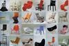 Some of the 100 chairs included in the exhibition at Manchester’s Cube gallery.
