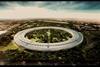 Foster & Partners' Apple HQ,  apple spaceship campus, cupertino