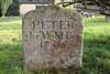 Gravestone of Peter the Wild Boy at St Mary's Church, Northchurch, Hertfordshire 