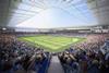 Arturus Architects' proposed Bristol Rovers stadium at UWE