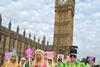 Lady Gaga lookalikes descend on Parliament to protest about Smithfield Market