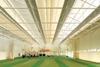 David Morley Architects’ “beautifully designed shed” is the first naturally ventilated cricket hall in the world.