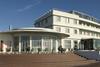 View of the refurbished Midland Hotel looking south. Its rotunda currently has panoramic views out over Morecambe Bay.