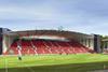 Maber Associates’ 6,000-seat new north stand for Leicester Tigers rugby club.