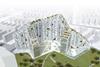 MVRDV’s Amanora Apartment City – Future Towers, near Pune aerial view
