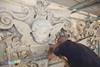 Stonemason working on St Paul's cathedral