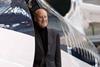 Norman Foster with his luxury jet