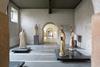 Castelvecchio. The second room of the sculpture gallery.
