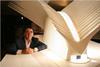 Calatrava's latest model of his design for the World Trade Centre transport hub