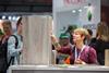 UKCW - Visitors looking at products on stand at Surface & Materials Show - 12 October 2017 (Credit UKCW)
