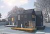 Stephen Davy Peter Smith Architects black zinc clad house