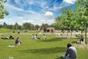 One of LDA Design's plans for Burgess Park