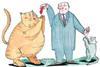 Fat cat illustration