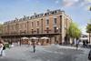 The hotel scheme is for a site opposite Hampton Court Palace.