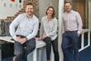 Director harry reece architect abigail owen and senior associate bryn jones at the new base architecture office in chester