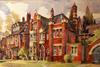 Artist's impression of George Devall houses