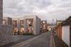 002-Glimpsed view of the proposed mews development upon approach from Osborne Road, down Lily Avenue-©Pillar-Visuals