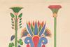 Vulnerable artefact: Lotus leaf and papyrus, by Le Corbusier, gouache on paper, 1901-02.