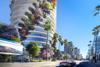 Fosters reveals designs for spiralling office tower in LA