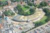 Aerial shot of Vinoly's Colchester Arts Centre