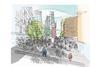 Foster & Partner's plans for a new public square in east Croydon