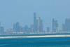 Dubai coastline as seen from the World islands.