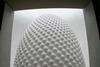 Peter Randall-Page's giant Seed sculpture inside the Core