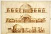 Baths of Agrippa, Rome. Drawing by Andrea Palladio from RIBA Library Drawings Collection