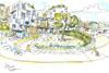 Studio Egret West's preferred option scheme for the Alton Estate - Allbrook Square