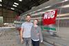 Tom and Polly Bedford with the new Thermo Vacuum System machine which has just arrived at UK Hardwood's South Molton sawmill