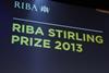 RIBA president Stephen Hodder addresses the audience at the 2013 Stirling Prize.