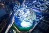 Aerial Earth Display - MSG Sphere - London
