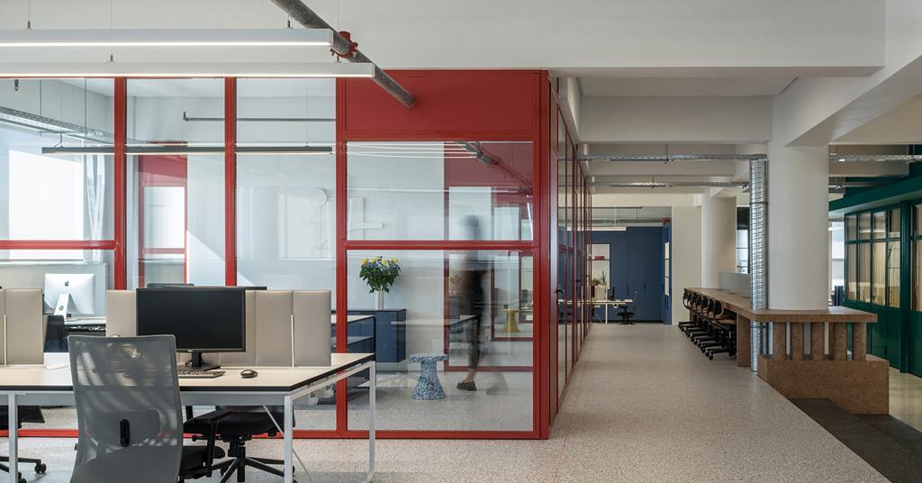 The modern office Edenred in Moschato, Greece Features Building Design