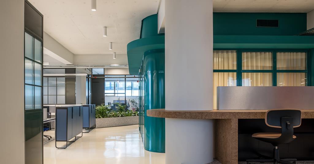 The modern office Edenred in Moschato, Greece Features Building Design