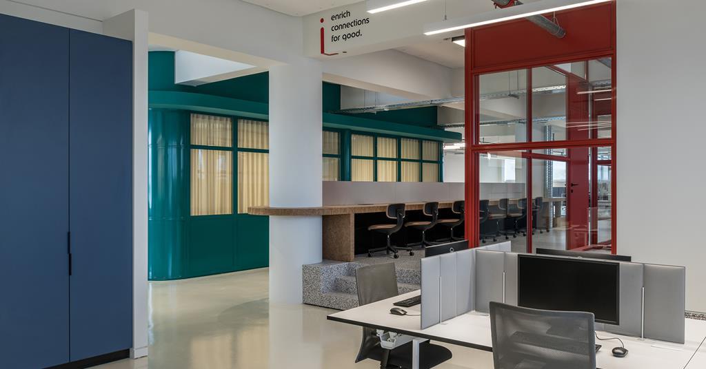 The modern office Edenred in Moschato, Greece Features Building Design