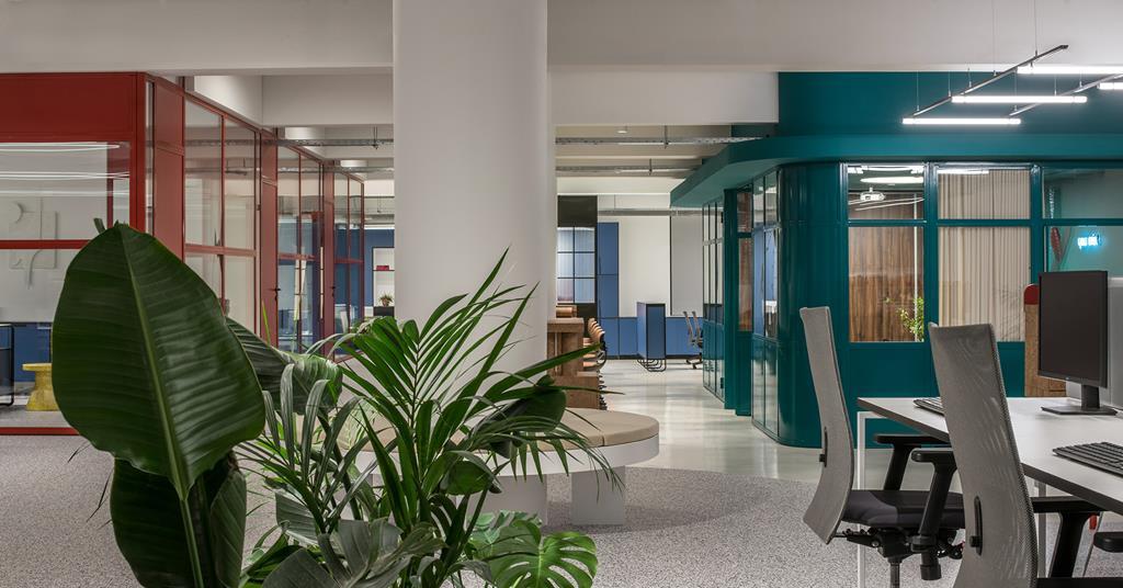 The modern office Edenred in Moschato, Greece Features Building Design