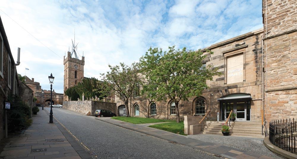 Linlithgow Burgh Halls in West Lothian, Scotland, by Malcolm Fraser 