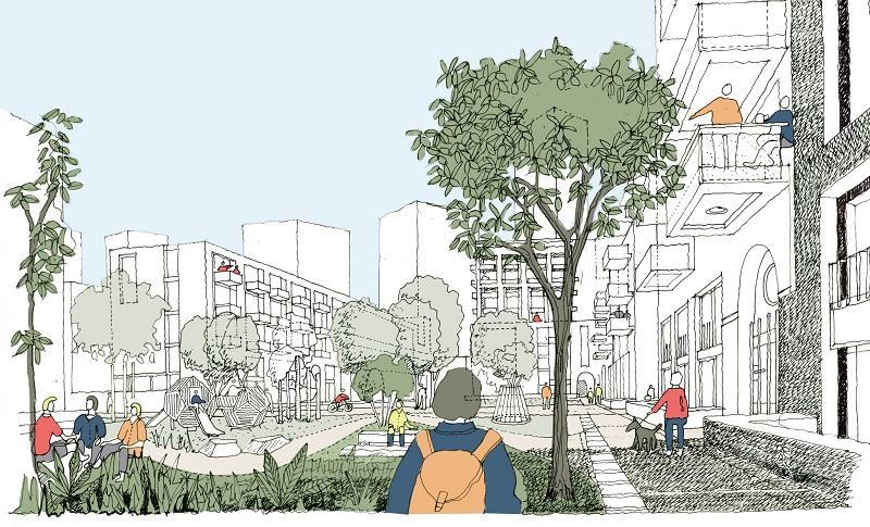 Estate Building Developing Residents back redevelopment of estate that once sparked civil war at ...