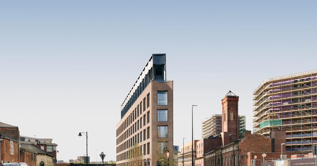 In pictures FCBS delivers modern flatiron building in Leeds News