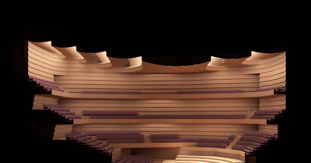 Chipperfield unveils Edinburgh's first concert hall for 100 years