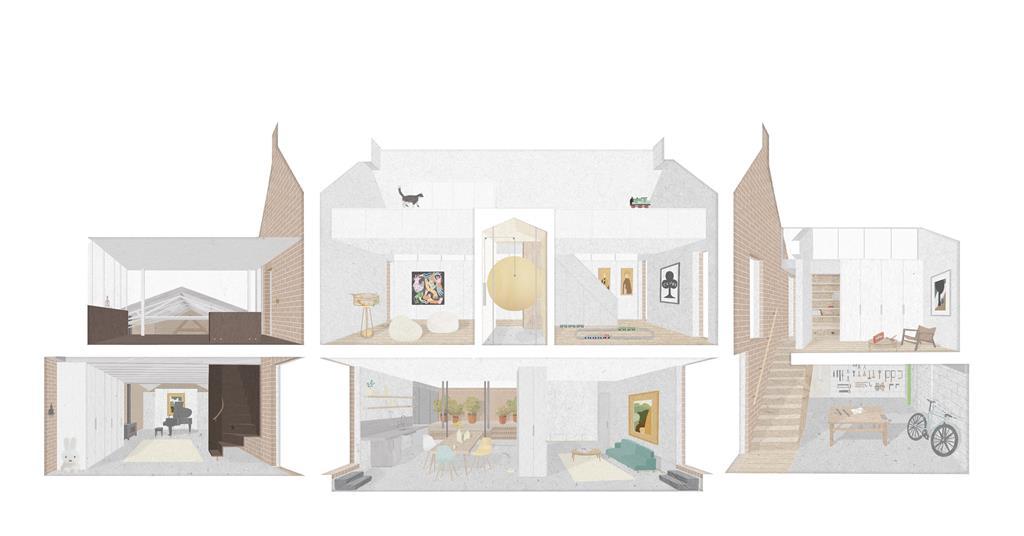 Urban Barn by Jonathan Tuckey Design Building Study Building Design