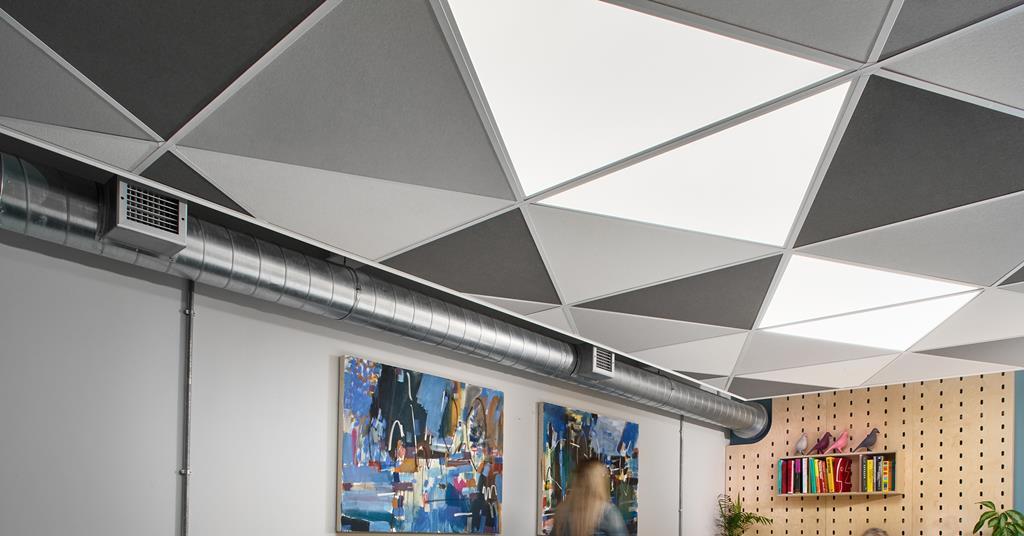 Material Source Studio, Manchester – a new angle on ceiling design ...