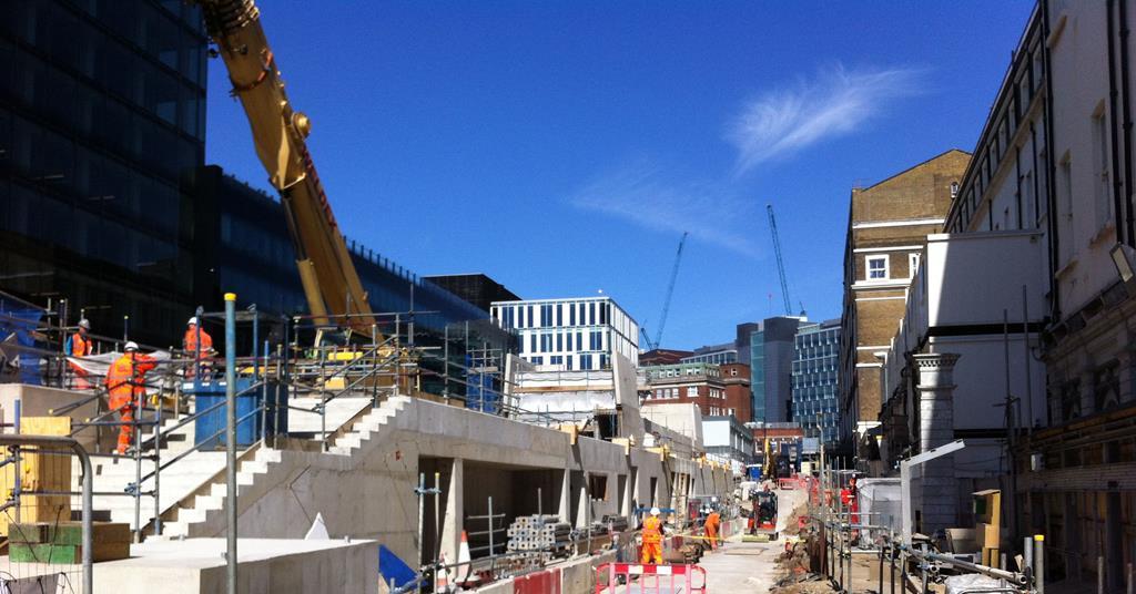 On site with Weston Williamson at Paddington Crossrail station ...