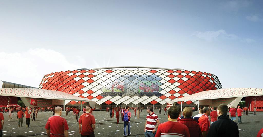 Dexter Moren completes £250m Moscow football stadium