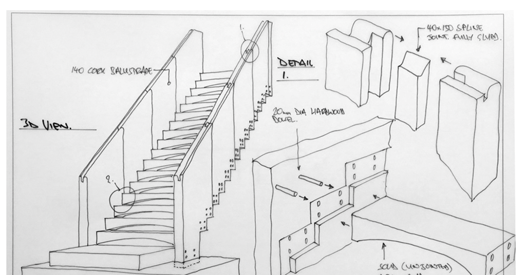 Building Centre Cork Stair by Roz Bar Architects Features Building